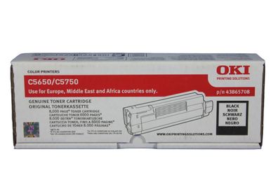 Oki 43865708 C5650 Toner Black -A