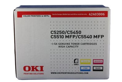 Oki 42403006 Rainbow Kit Bk C Y C5250 -A
