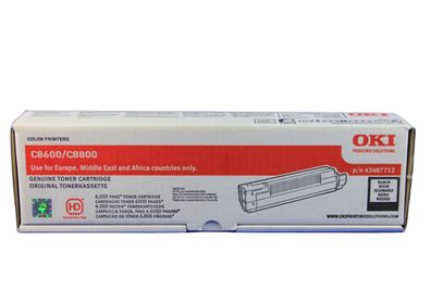 Oki 43487712 Toner Black -B