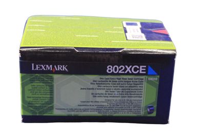 Lexmark 802XCE 80C2XCE Toner Cyan -A