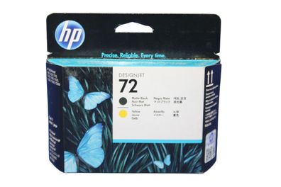 HP C9384A Druckkopf Matt Black/Yellow HP72 -A
