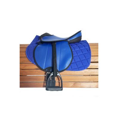 Sattelset "Little Star" groß 14'' blau