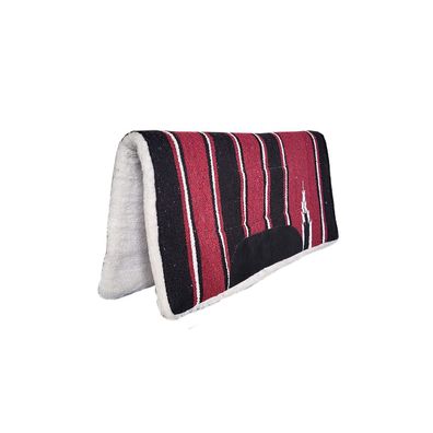 Navajo-Pad "Durango" bordeaux-schwarz