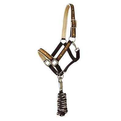 Halfterset "Starlet" bronze Shetty