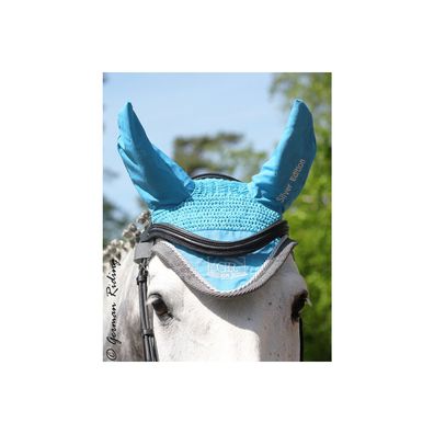 Fliegenhaube "Exclusive Collection" Silver Edition türkis-grau XFull