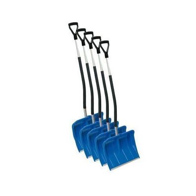 Schneeräumer Schneeschieber Schneeschaufel Alpinus blau stark Schaufeln x5