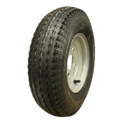 NaRubb Komplettrad 4.80/4.00-8 S-6003 6PR + 2.50Ax8H2 ET0 4x115 71 M Stahl grau