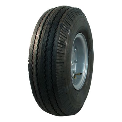 KINGS TIRE Komplettrad 6.00-9 V-7761 10PR + 4.00E-9 ET0 5x112 Stahl grau
