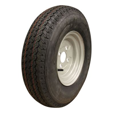 KINGS TIRE Komplettrad 5.00-10 KT-715 6PR + 3.50Bx10H2 ET-2,5 4x100 79 N Stahl grau