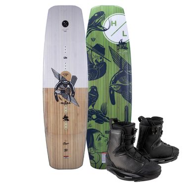 Hyperlite Wakeboard Guara white 147 + RONIX Wakeboard Bindung One Carbitex Boot