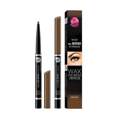 Bell Wax Augenbrauenstift Mittelbraun 12ml - Praezisions-Bleistift fuer Perfekte B