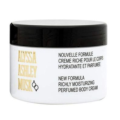 Alyssa Ashley Body Cream mit Moschus, 250 ml
