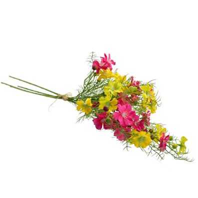 Wiesenblumen gelb und rosa 70 cm