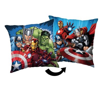 Avengers Kopfkissen (1 Stück) Premium Dekokissen mit beidseitigem Digitaldruck