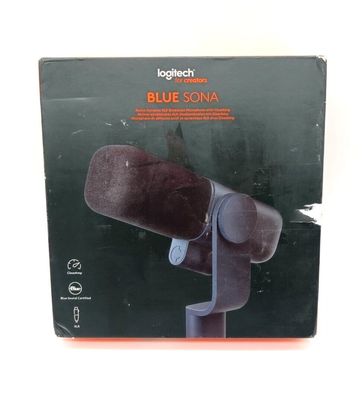 Logitech Blue Sona Dynamisches XLR Mikrofon - Graphit