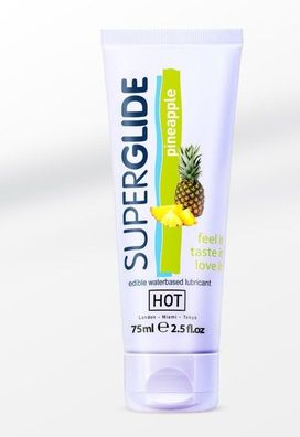 Hot - Superglide Ananas - essbares Gleitmittel - 75ml