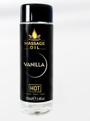 Hot - Massageöl - Vanille - 100ml - luxuriöser Pflege & sinnlicher Verführung
