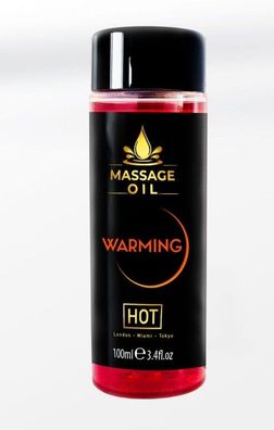 Hot - Massageöl - wärmend - 100ml - luxuriöser Pflege & sinnlicher Verführung