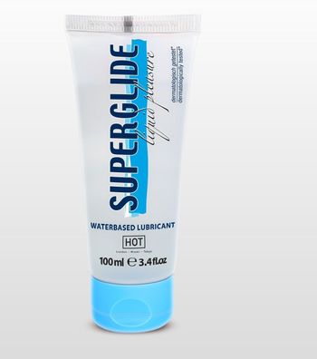 Hot - Superglide - Gleitmittel auf Wasserbasis - 100ml