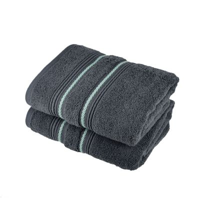 Handtuch STRIPE grau 50x90 cm
