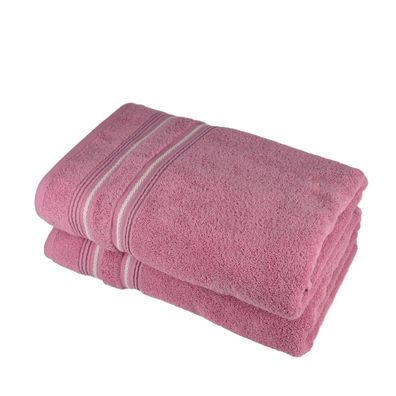 Handtuch STRIPE rosa 70x140 cm