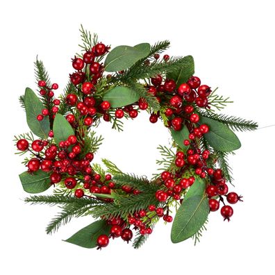 Kranz mit Holunderbeeren und Zweigen Ø30 cm