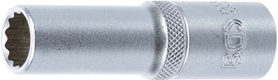 Steckschlüssel-Einsatz Zwölfkant, tief | Antrieb Innenvierkant 12,5 mm (1/2") |