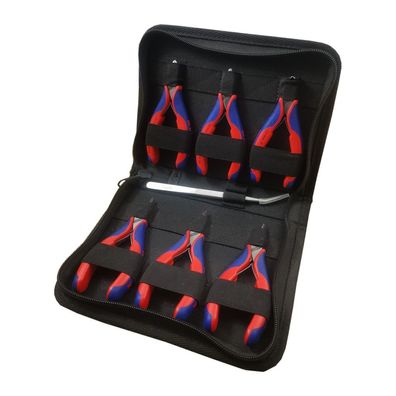 Knipex Elektronikzangen-Set 6tlg Arbeiten an elektronischen Bauteilen 00 20 16 P
