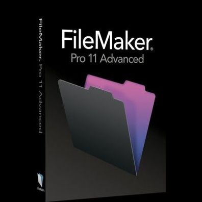 FileMaker Pro 11 Advanced Win + Mac English