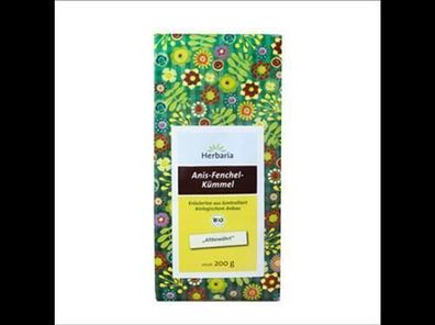 Herbaria 3x Anis-Fenchel-Kümmel-Tee bio 200g