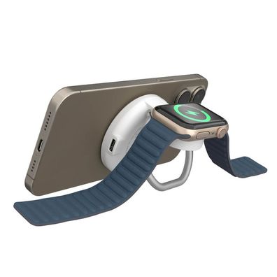 Hyperjuice Qi2 2-in-1 Magnetic Charging Stand, White