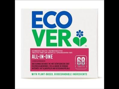 ECOVER 6x All-In-One Spülmaschinen-Tabs Zitrone 1,36kg