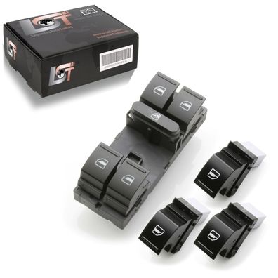4x Fensterheber Schalter vorne hinten Set für Skoda Fabia II Roomster Superb 3T