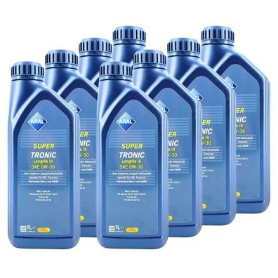 Aral SuperTronic LL III/3 0W-30 8x1 Liter