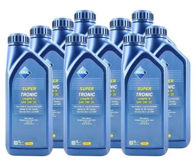 Aral SuperTronic LL III/3 0W-30 10x1 Liter
