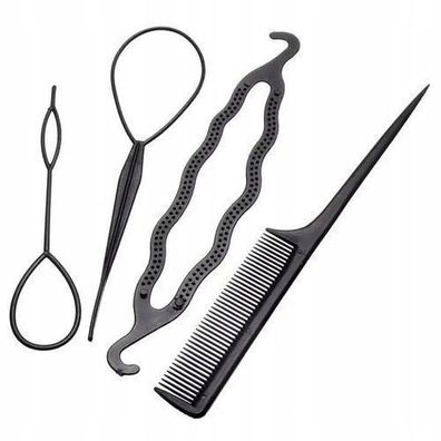 Haarstyling Set Haargummis Spangen Klammern Zubehör Kamm