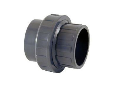 Cepex PVC Rohr Verschraubung 50 mm 3/3 beidseitig Klebemuffe