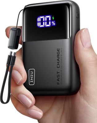 INIU 100W tragbare Powerbank - 25000mAh für maximale Energie Neu & OVP