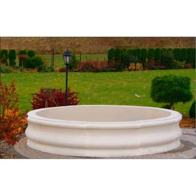 Becken Garten Teich Zierbrunnen Springbrunnen Skulptur Brunnen Deko Fontaine Neu