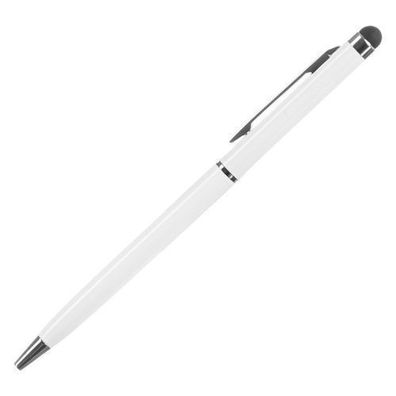 Weisser Touchscreen-Stift fuer Tablet und Smartphone