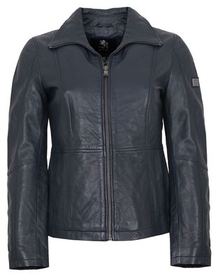 OTTO KERN - Damen Lederjacke Lammnappa navy