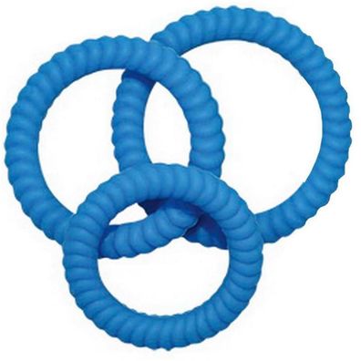 Penisring Cockring Erektion Potenz 3er Set Lust 3 Blue