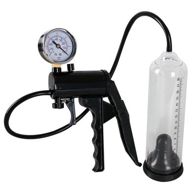 Penis Potenz Pumpe Vakuum Enlarger Steif & stark Scherengriff Messskala