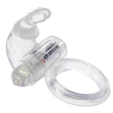 Penisring Cockring Vibration Soft Doppel Funktion transparent
