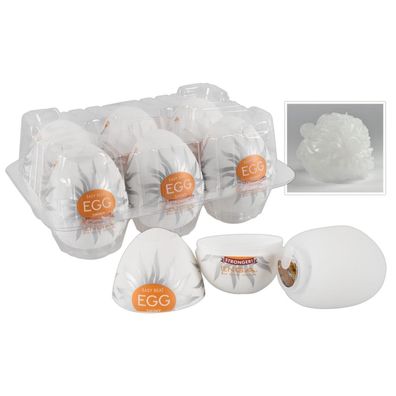 Tenga Masturbator Shiny Egg 6er Pack Ei wellenförmige Rillen