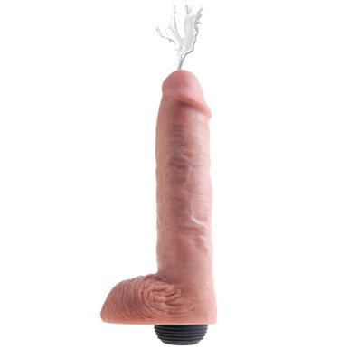 Dildo "Squirting" Naturdildo der spritzt Hoden 29cm