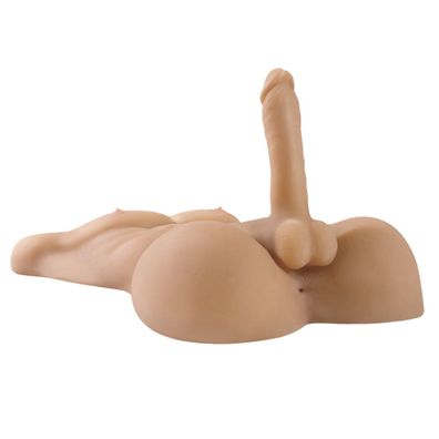 Masturbator Torso Körper "Fuck me Silly Dude!" Penis Anus