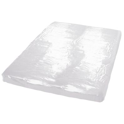 200 x 230 cm cm Vinyl Lack Laken Bettlacken PVC weiss