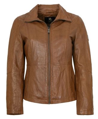 OTTO KERN - Damen Lederjacke Lammnappa cognac