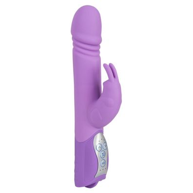 Sweet Smile Push Vibrator Rabbitvibrator mit 10 Vibrationsmodi und Stoßfunktion
